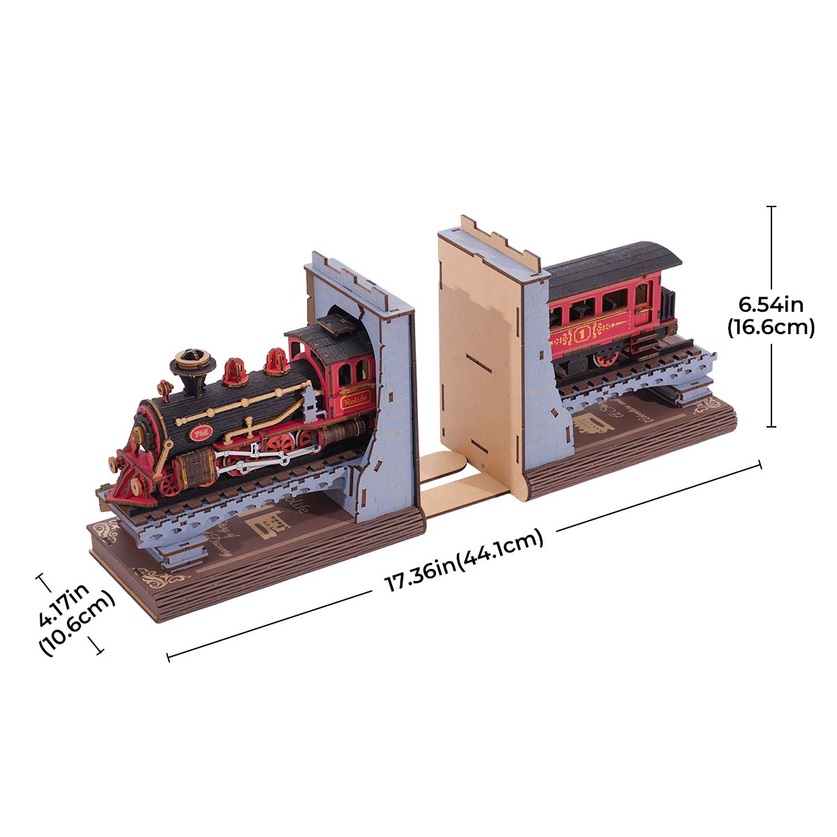 Robotime TGE01 Rolife Century Train DIY Book Nook