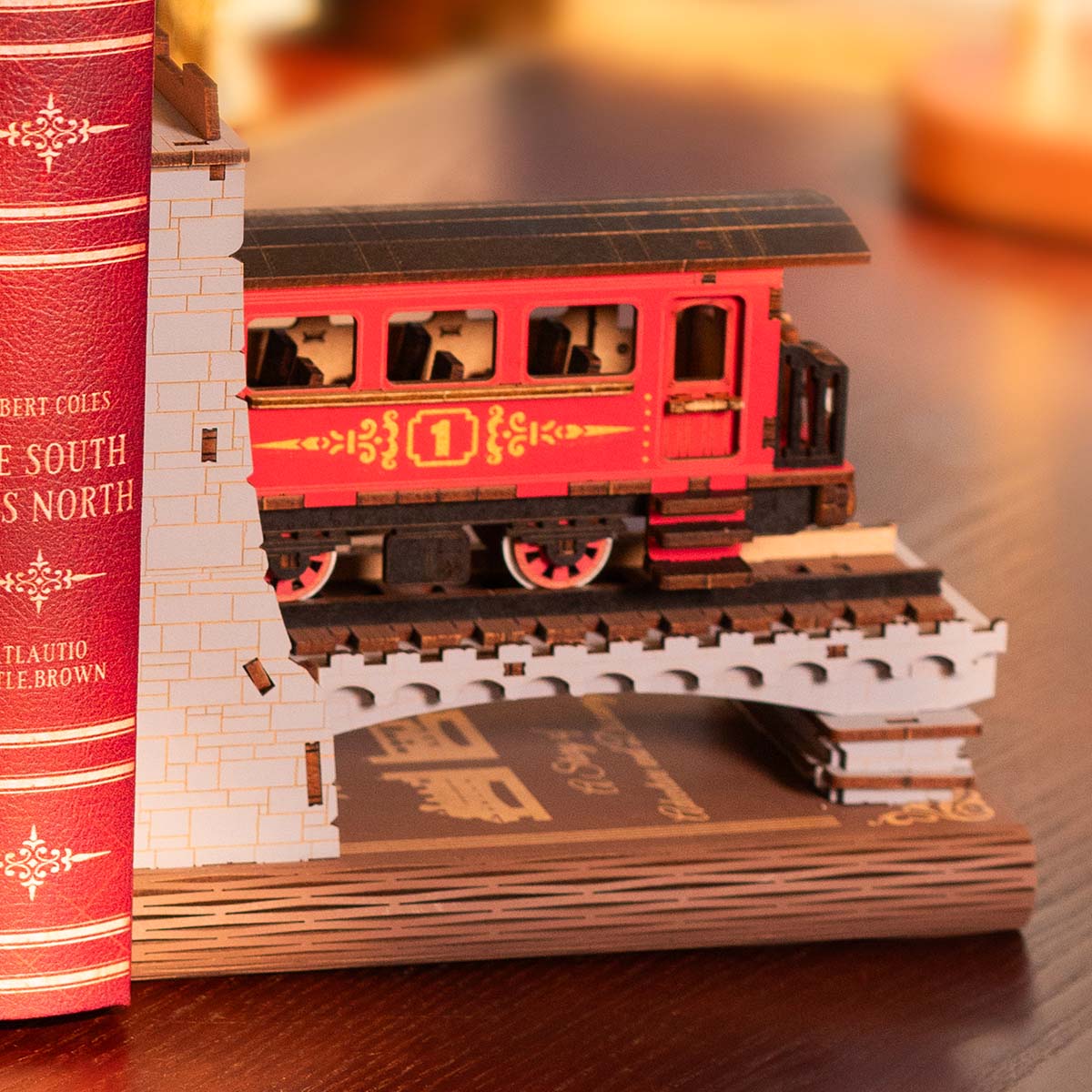 Robotime TGE01 Rolife Century Train DIY Book Nook