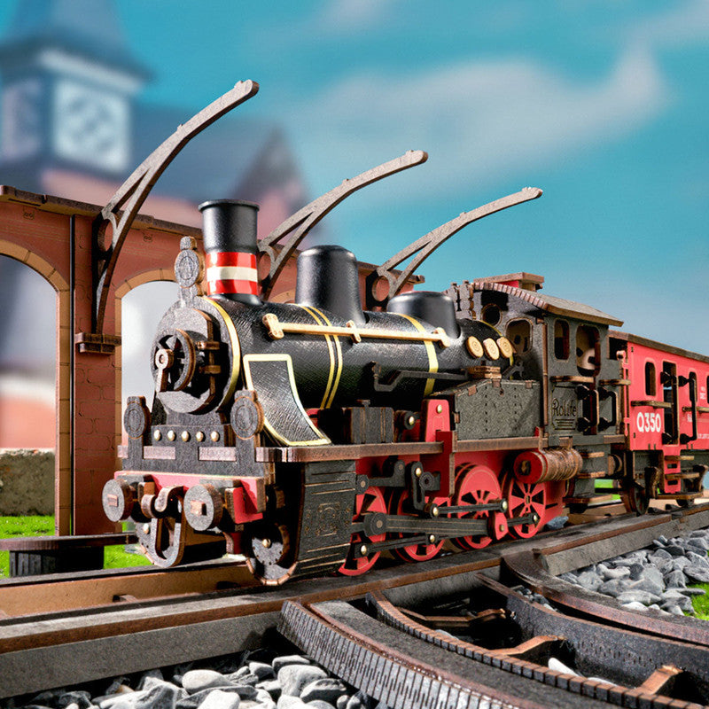Robotime TGS01 Rolife Steam Journey 3D Wooden Puzzle