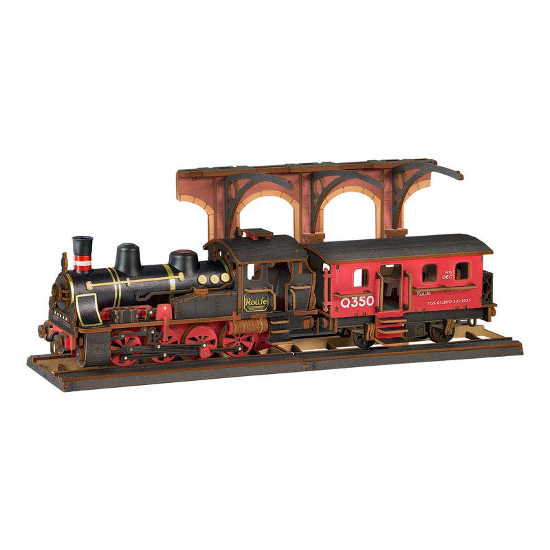Robotime TGS01 Rolife Steam Journey 3D Wooden Puzzle