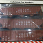 McKean 153 HO Scale Union Pacific Hopper Car Numbers (Set of 3)