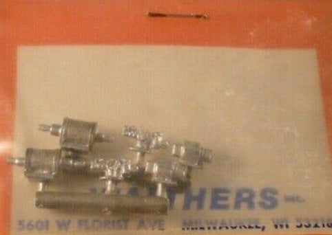 Walthers C544A HO Scale Metal Triple Valve Generator Brake Cylinder