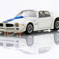 AFX 22096 1:64 White/Blue Mega G+ LWB 1970 Firebird Trans Am Slot Car
