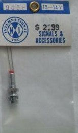 NJ International 9057 HO-N-O Scale LED Light Red 12-14 V