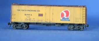 InterMountain 40-23 N Scale Steel Sided Ice Bunker w/The Rath Packing Co.
