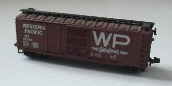 AHM 57604 N Scale Western Pacific Freight Car