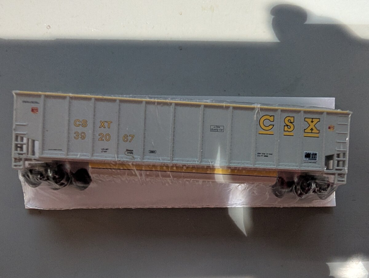 E&C Shops 392067 N Scale CSX Johnstown Coalporter Car