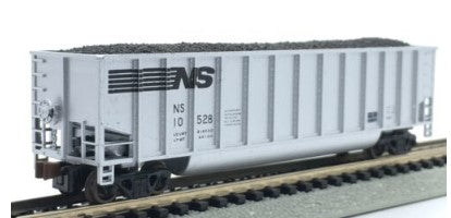 Deluxe Innovations 120010 N Scale Norfolk Southern Twin-Tub Coal Gondola #10528