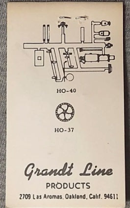 Grandt Line 64 HO Bandstand Lattice Work Plastic Part