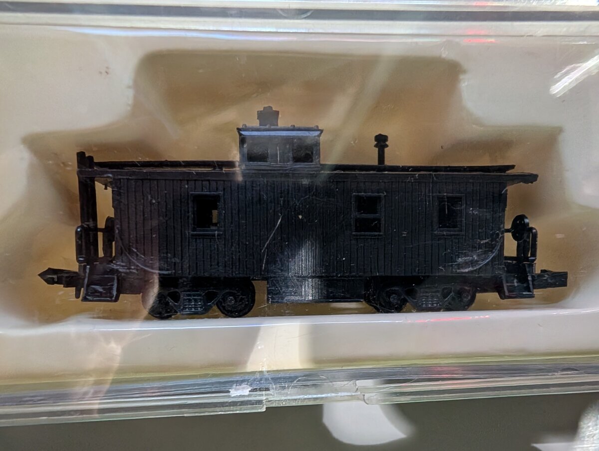 Con-Cor 0001-126201 N Scale Undecorated Wood Caboose