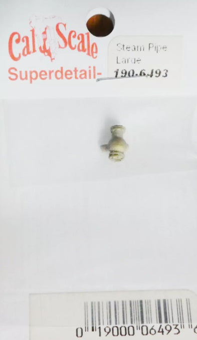 Cal Scale 6493 HO Scale Steam Pipe Large Brass Casting