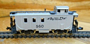 Model Power 560 N Scale Radio Equipped Model Railroad Train Cupola Caboose