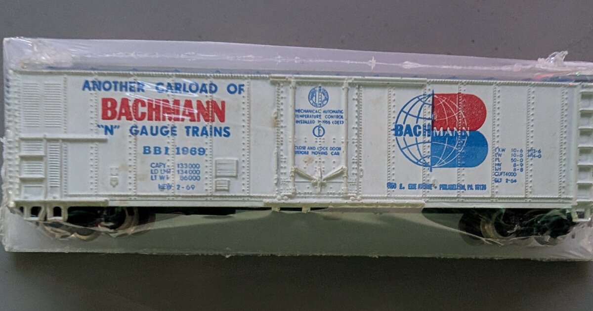 Bachmann 11969 N Scale Carload of Bachmann N Gauge Trains Boxcar