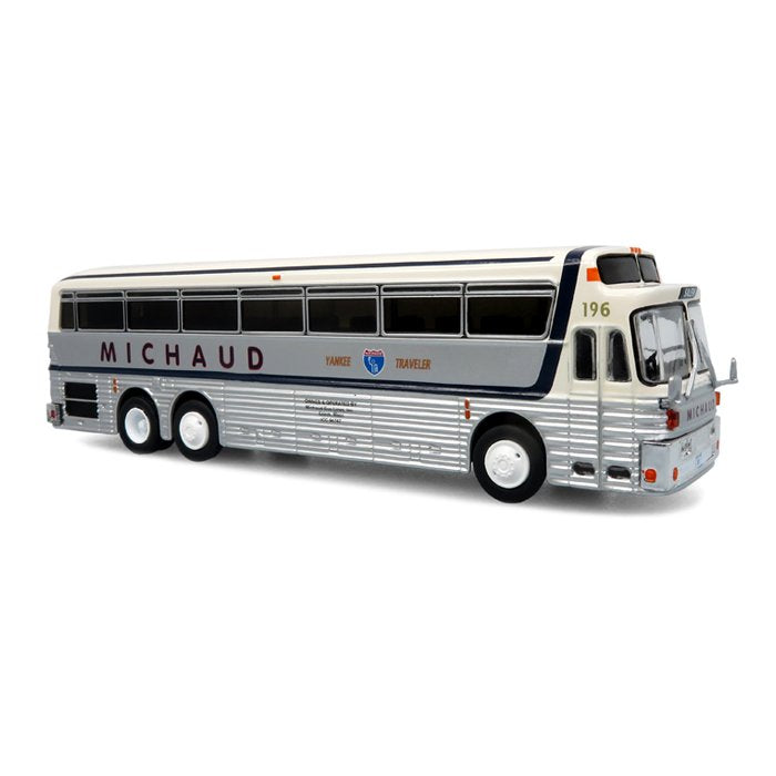 Iconic Replicas 87-0548 1:87 Michaud Bus Lines 1969 Eagle Model 05 Coach Diecast