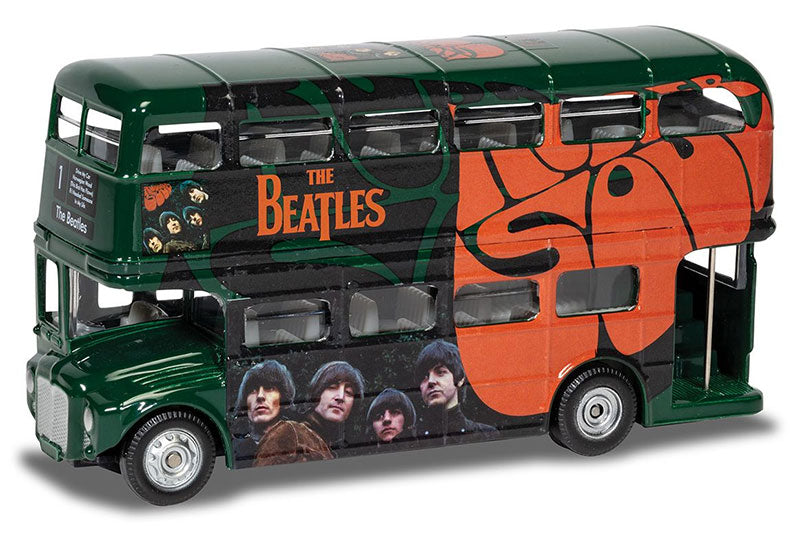Corgi CC82345 1:64 The Beatles Rubber Soul Bus Diecast Model