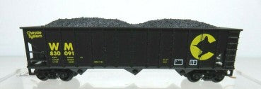 Atlas 32871 N Scale WM Chessie System 90 Ton Hopper w/Coal Load #830091