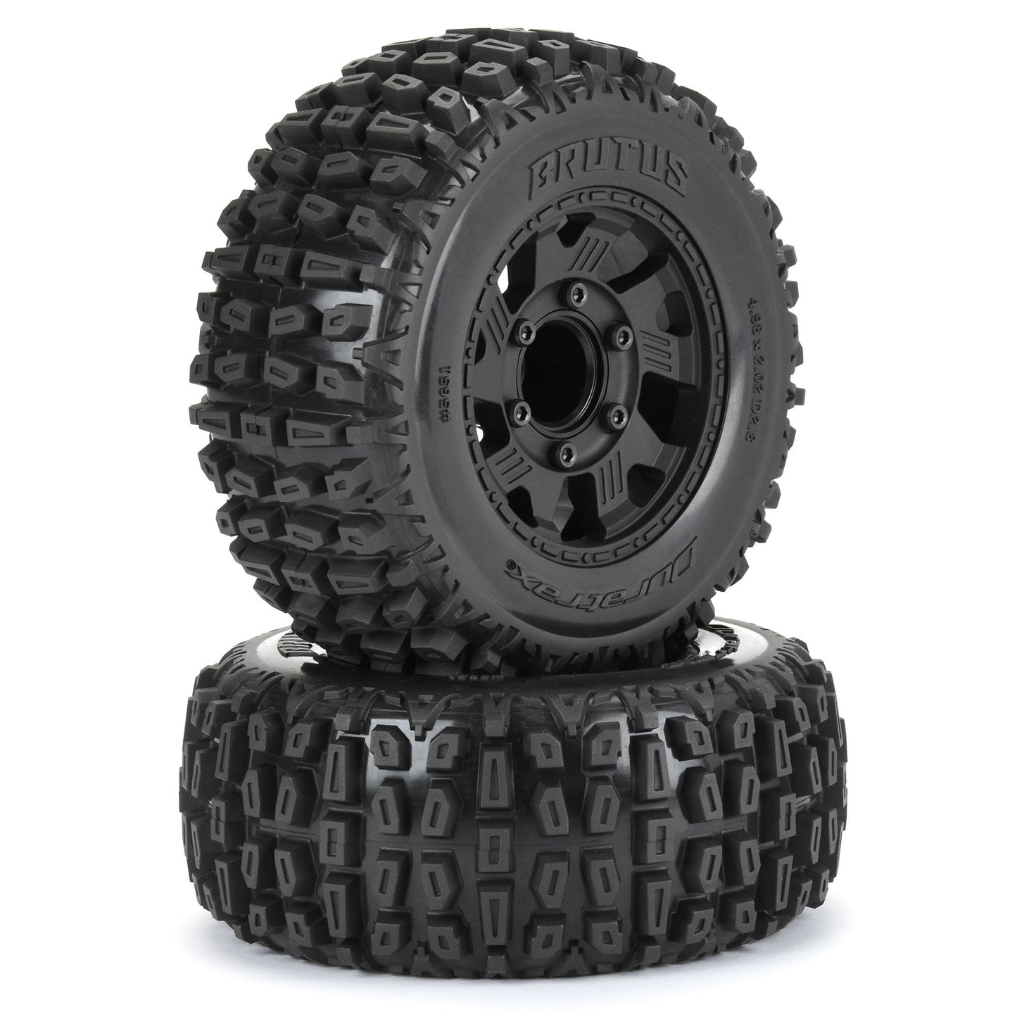 Duratrax 565110 1:10 Brutus F/R 2.8" Monster Truck Tires (Pack of 2)