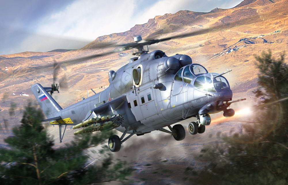 Trumpeter 05830 1:48 Mi-35M Hind-E Helicopter Plastic Model Kit