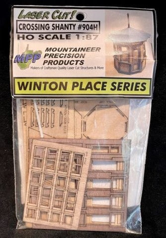 Mountaineer Precision Products 904H HO Scale Laser Cut Crossing Shanty Model Kit