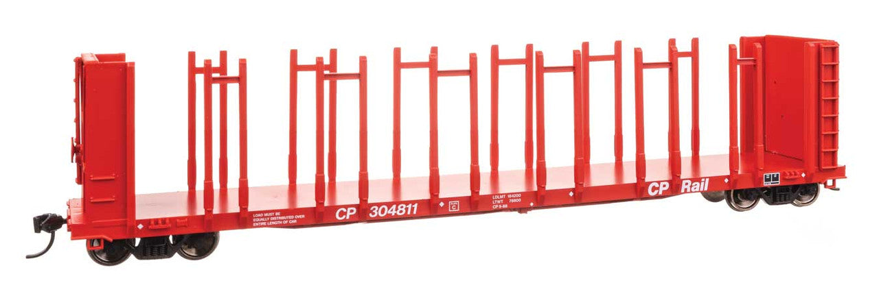 Walthers 910-50804 HO Canadian Pacific Ready to Run 63' Pulpwood Flatcar #304811