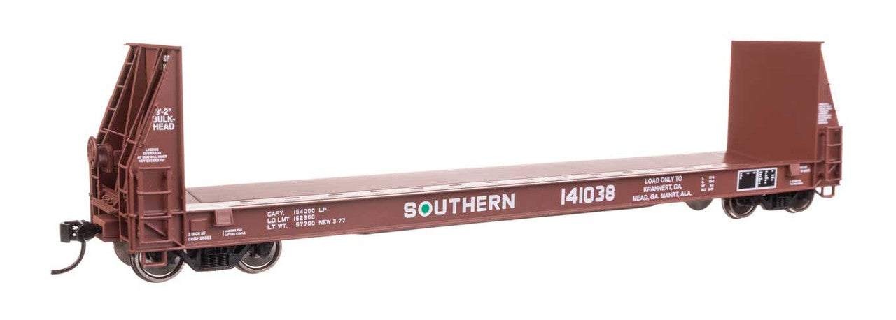 Walthers 920-104532 HO Southern 50' Sieco Pulpwood Flatcar #141038
