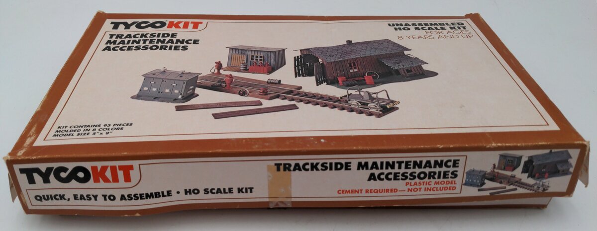 Tyco 7775 HO Unassembled Trackside Maintenance Accessories Building Kit