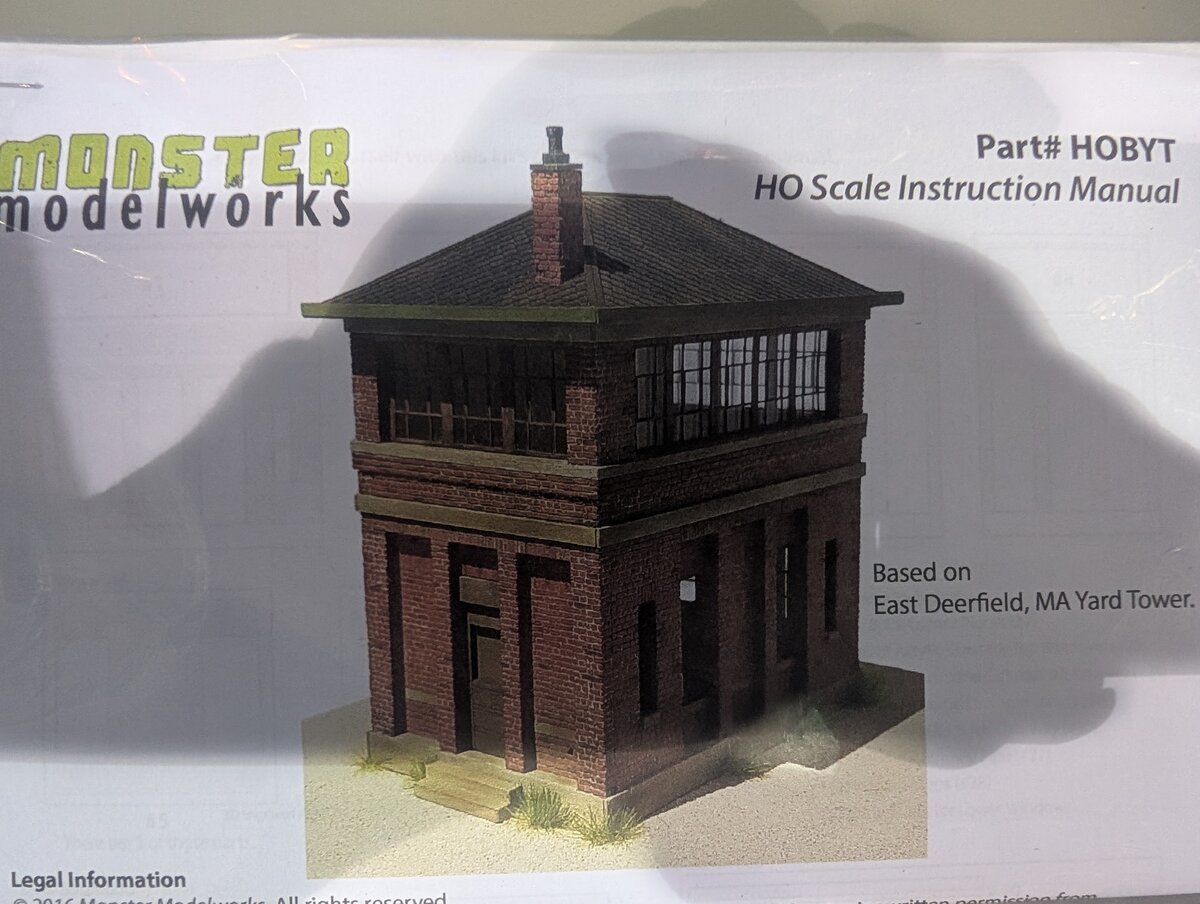 Monster Model Works HOBYT HO East Deerfield MA Yard Tower Building Kit
