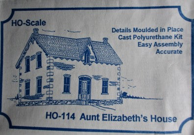 Sylvan Scale Models HO-114 Aunt Elizabeth's House Building Kit