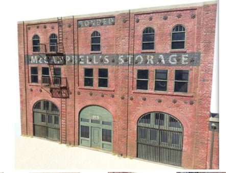 Monster Model Works HOMCCS HO Scale McCampbell's Storage Background Flat Kit