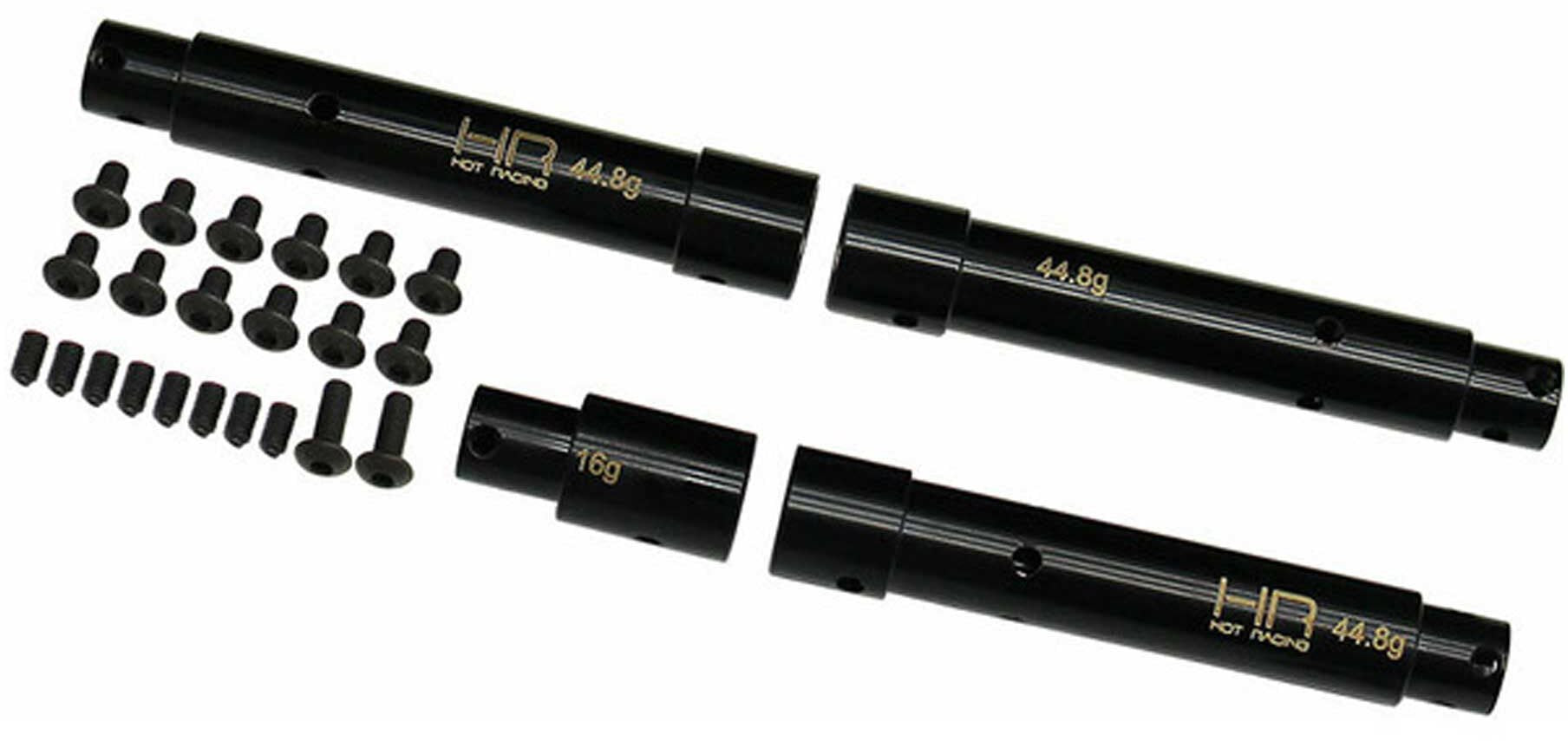 Hot Racing SCXP12AW Axial SCX Pro Brass Rear Axle Tube Set