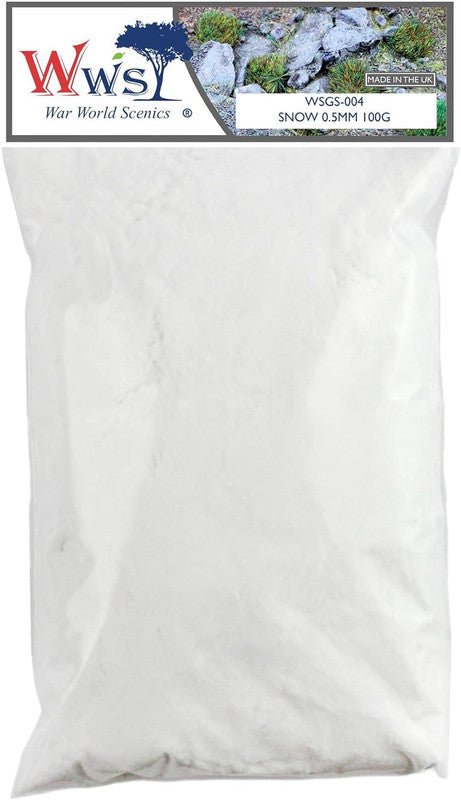 WWScenics WSG1-084 0.55mm Snow Scatter - 100 grams