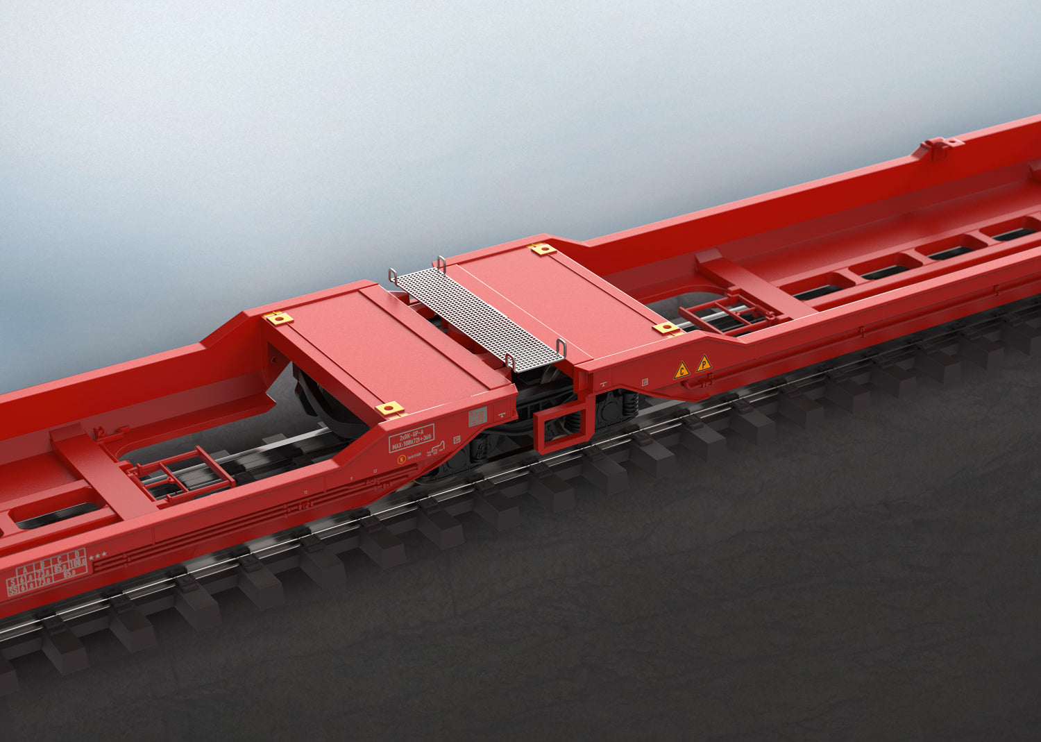 Marklin 47470 HO German Railroad, Inc. Type Sdggmrss 738 Double Pocket Car