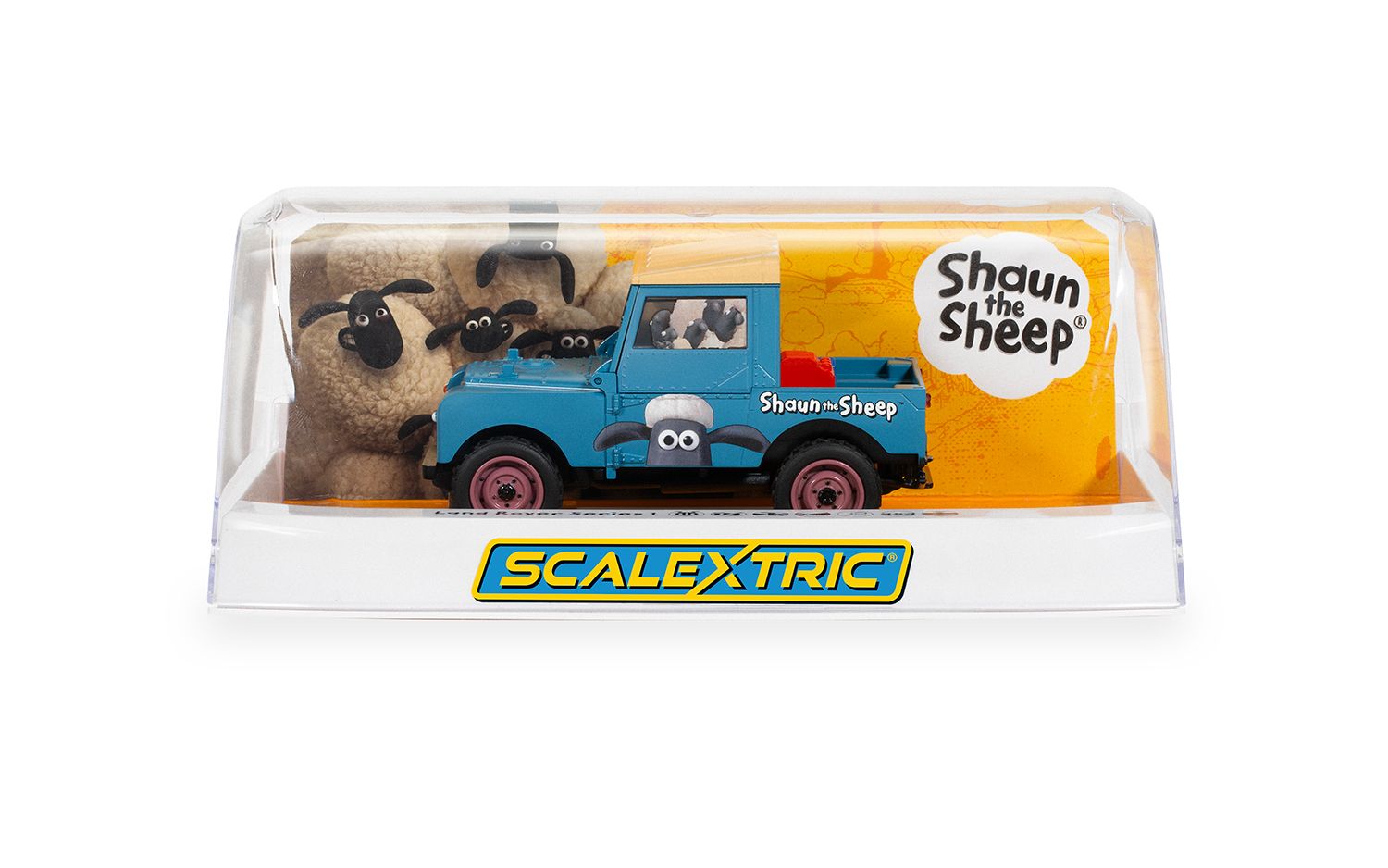 Scalextric C4543 1:32 Shaun The Sheep Land Rover Series 1 Slot Car
