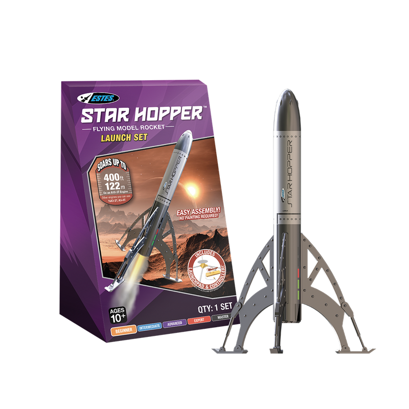 Estes 002427 Star Hopper Launch Set Flying Model Rocket