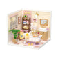 Robotime DW014B Rolife Pop Bubble Bathroom Plastic DIY Miniature House