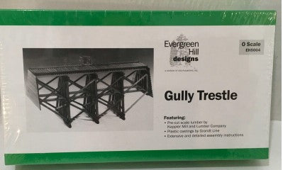 Evergreen Hill 5004 O Scale Gully Trestle Building Kit