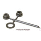 Kadee 757 O 2 Rail Arch Bar Metal Trucks with 33" Ribbed Back Metal P48 Wheels