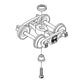 Kadee 757 O 2 Rail Arch Bar Metal Trucks with 33" Ribbed Back Metal P48 Wheels
