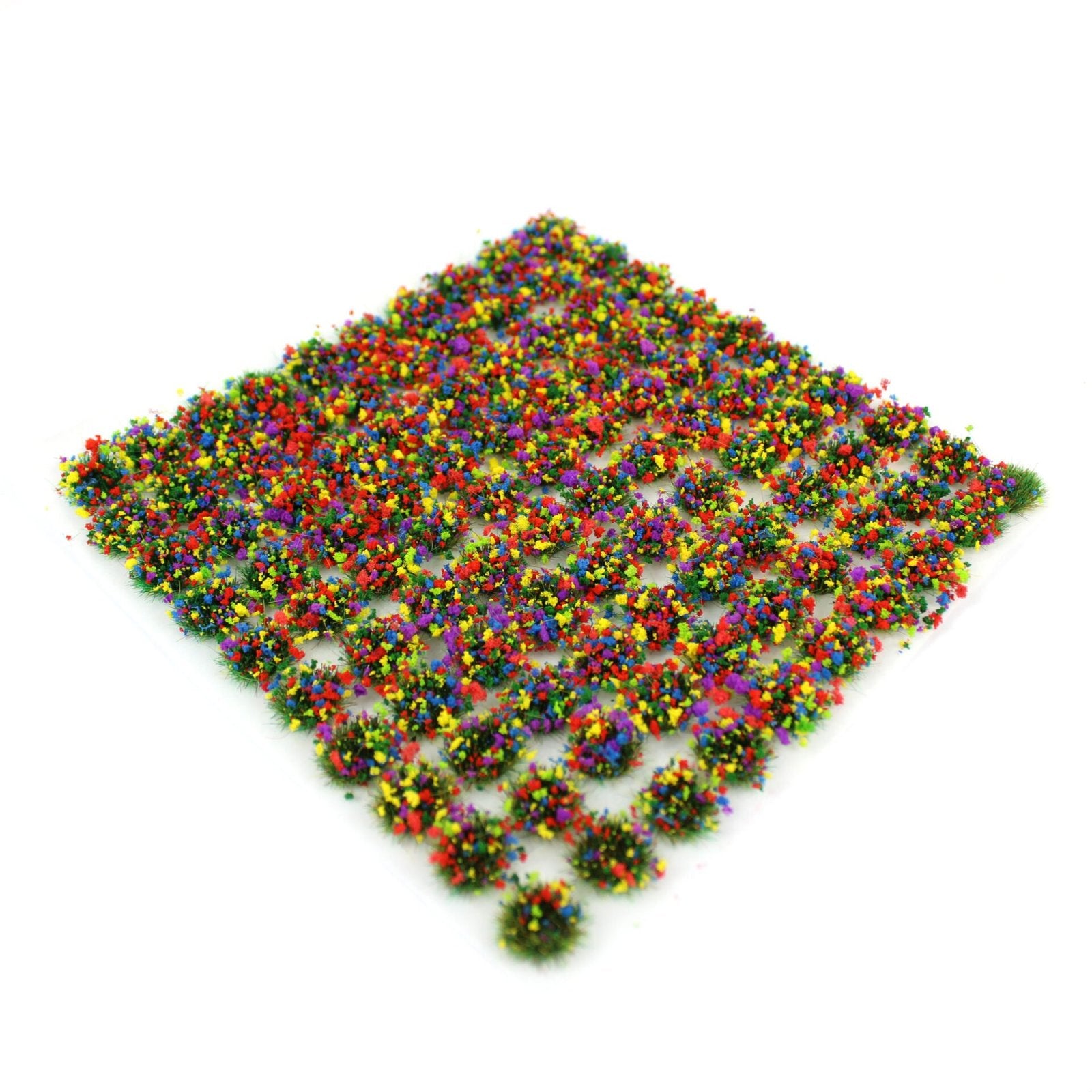 WWScenics SGTMIX04 4mm Mix Flowers Self-Adhesive Static Grass Tufts