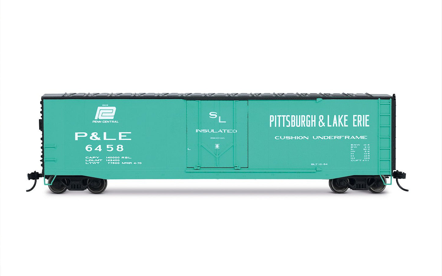 Rivarossi HR6663A HO P&LE 50' Plug-Door Boxcar, No Roofwalk #6467