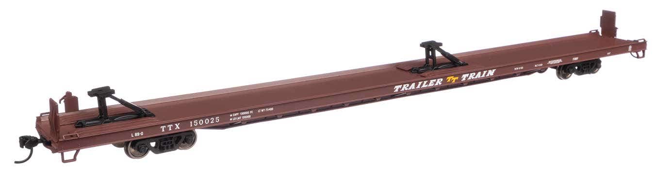 Walthers 910-5731 HO Trailer-Train TTX 89' Channel Side Flatcar #150025