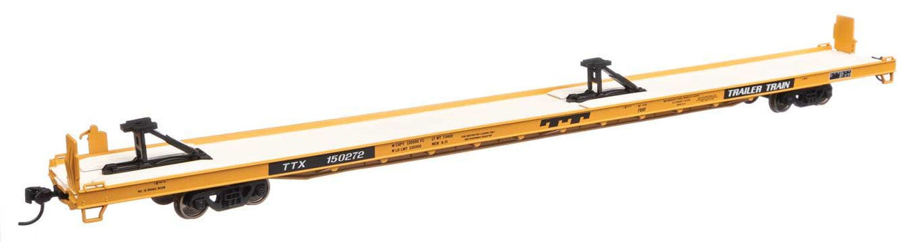 Walthers 910-5736 HO Trailer-Train TTX 89' Channel Side Flatcar #150315
