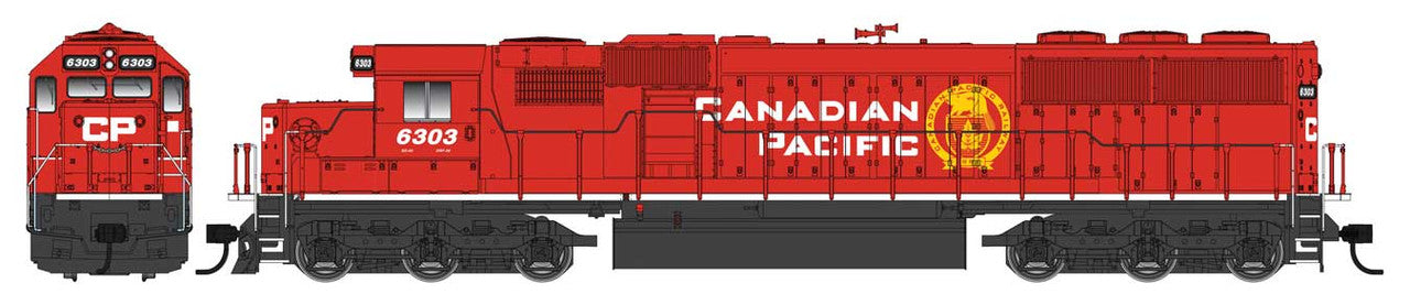 Walthers 910-9762 HO CP EMD SD60 Spartan Cab Diesel Locomotive #6303