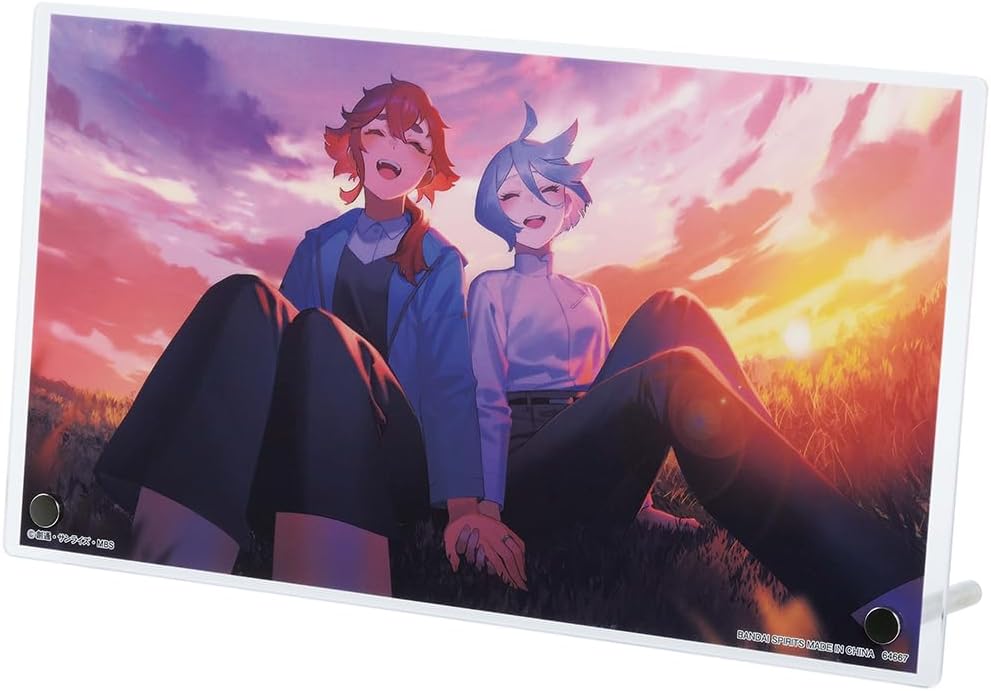 Bandai 67033 Suletta Mercury & Miorine Rembran Acrylic Board