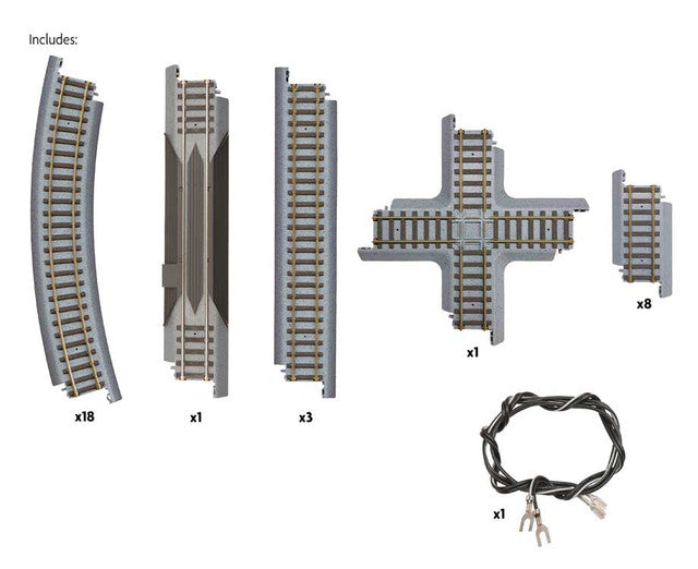 Walthers 931-1366 HO Figure 8 Track Set