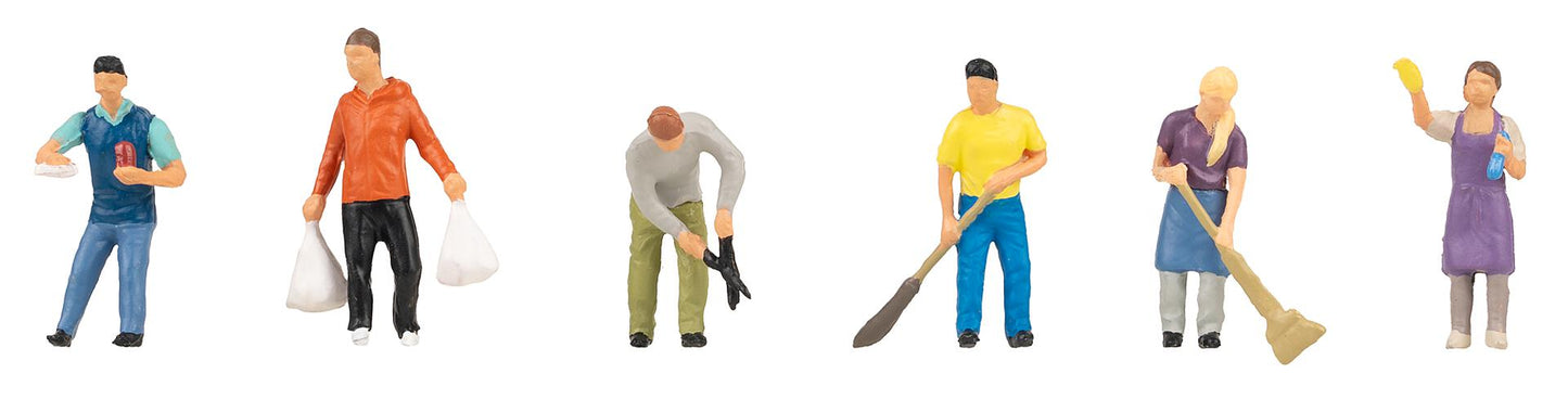 Faller 151696 HO Work Around the House Figures (Set of 6)