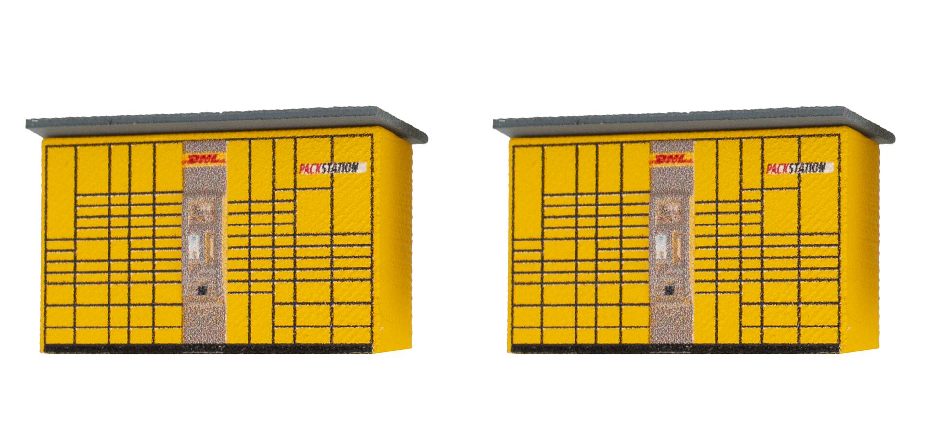 Faller 272921 N DHL Packing Stations Kit (Pack of 2)