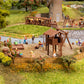 Faller 190036 HO Promotional Set Adventure Playground Building Kit