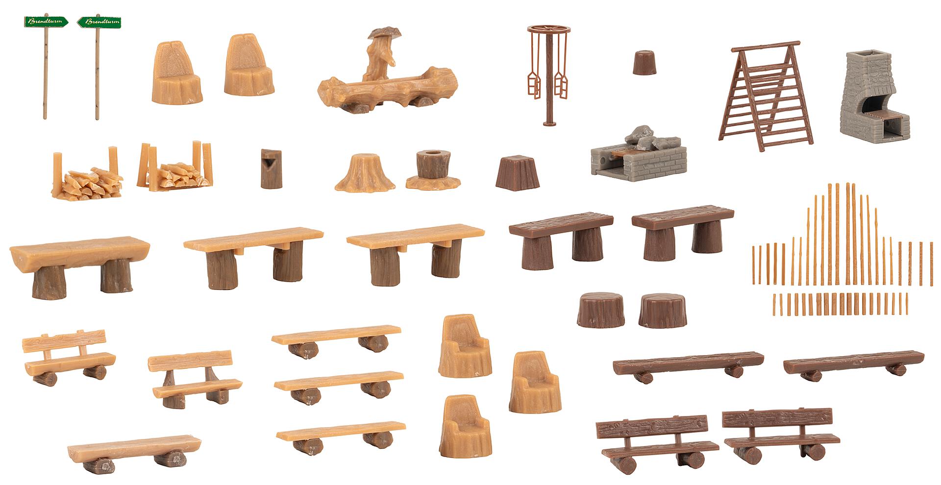 Faller 190036 HO Promotional Set Adventure Playground Building Kit
