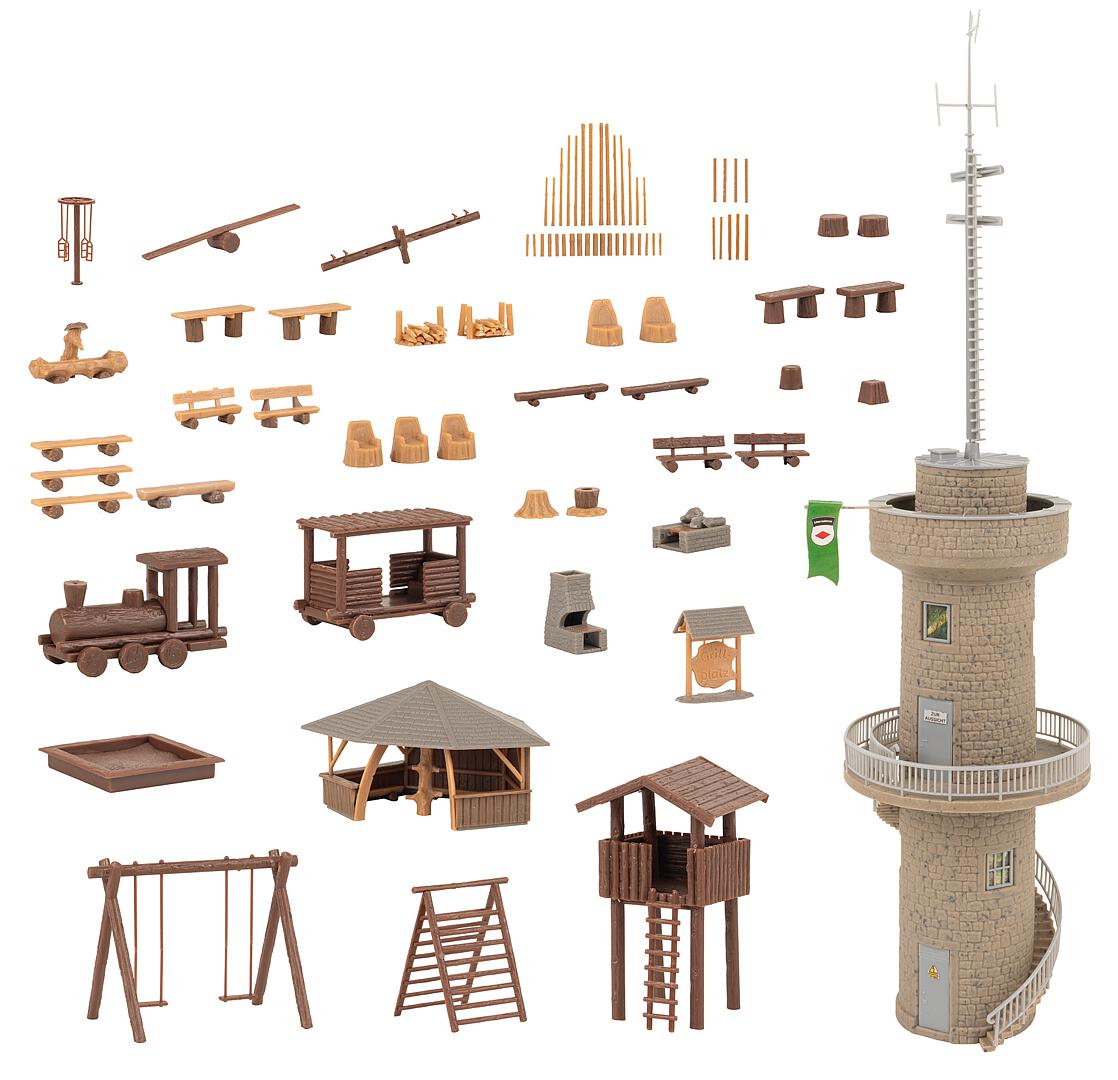 Faller 190036 HO Promotional Set Adventure Playground Building Kit